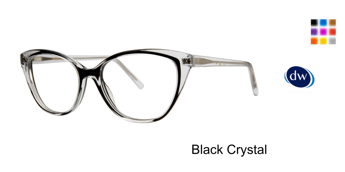 Black Crystal           Vera Wang V717 Eyeglasses