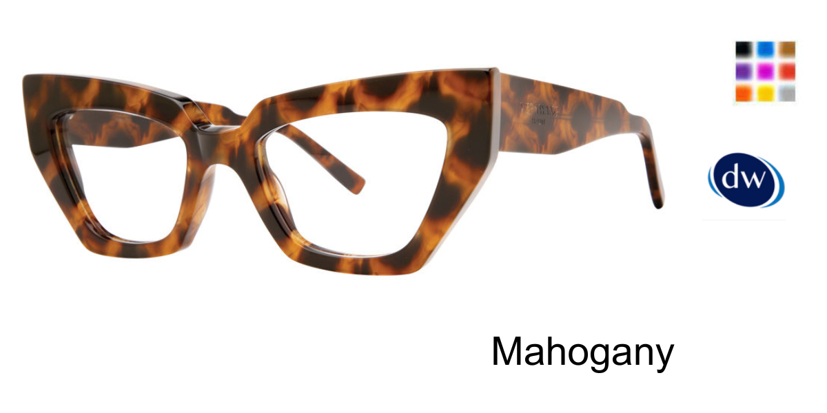 Mahogany         Vera Wang Zuma Eyeglasses