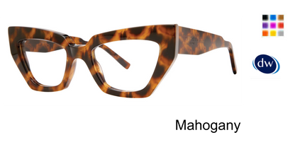 Mahogany         Vera Wang Zuma Eyeglasses
