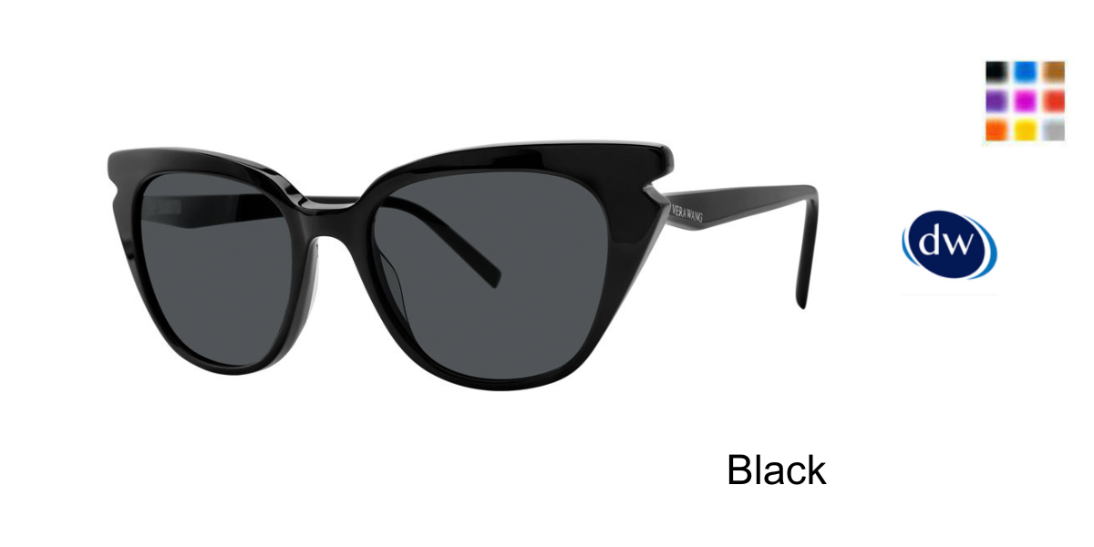 Black         Vera Wang V614 Sunglasses