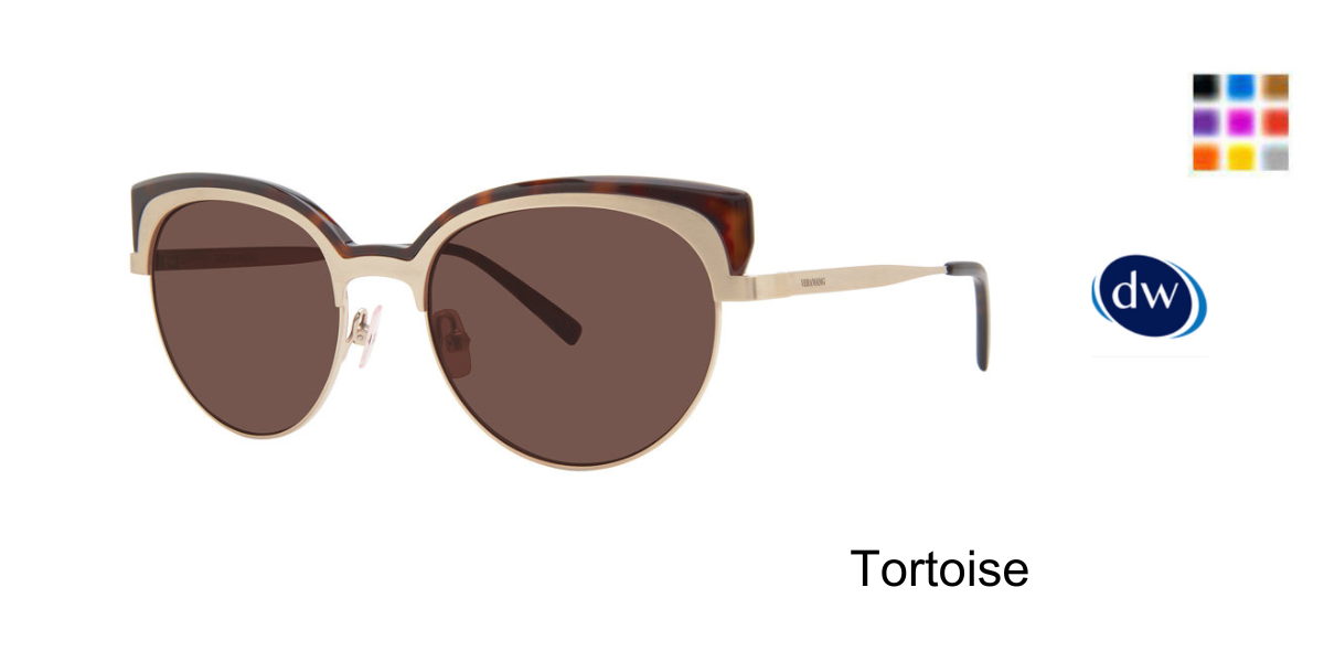 Tortoise          Vera Wang V615 Sunglasses