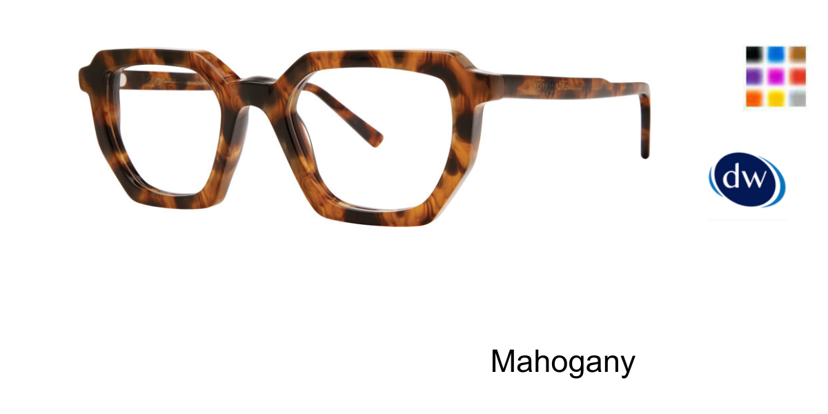 Mahogany         VERA WANG Ras Eyeglasses