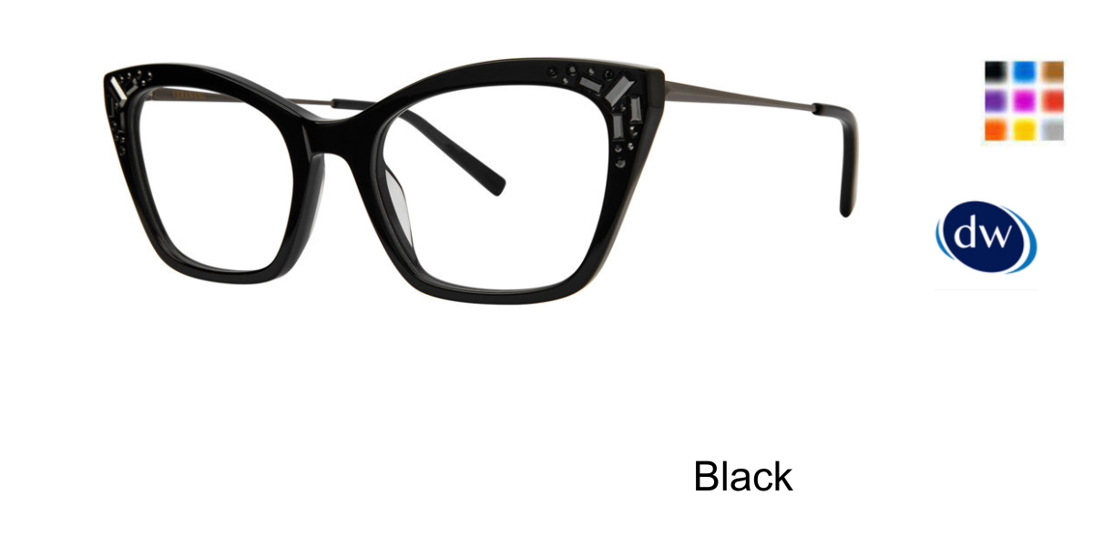Black     Vera Wang Reesa Eyeglasses