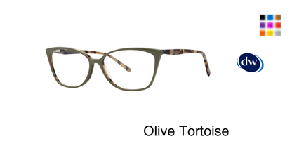 Olive Tortoise        VERA WANG V723 Eyeglasses