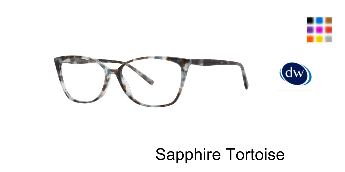 Sapphire Tortoise         VERA WANG V723 Eyeglasses