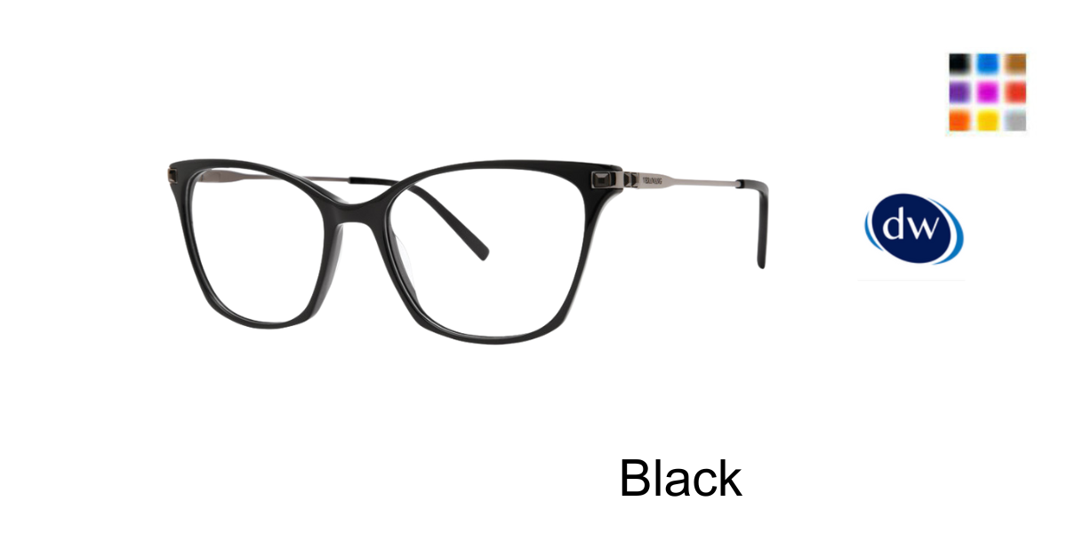 Black         VERA WANG Mardee Eyeglasses
