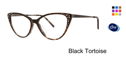 Black Tortoise        VERA WANG VA68 Eyeglasses