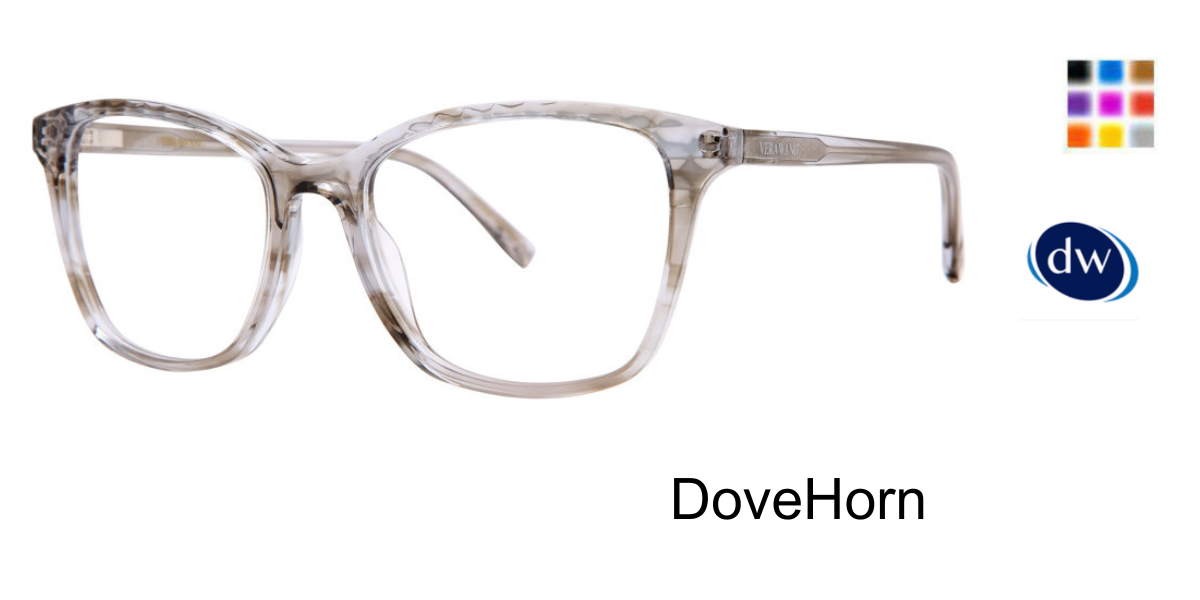 Dove Horn         Vera Wang V724 Eyeglasses