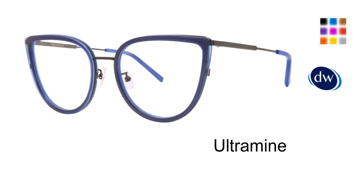 Ultramine           VERA WANG VA70 Eyeglasses