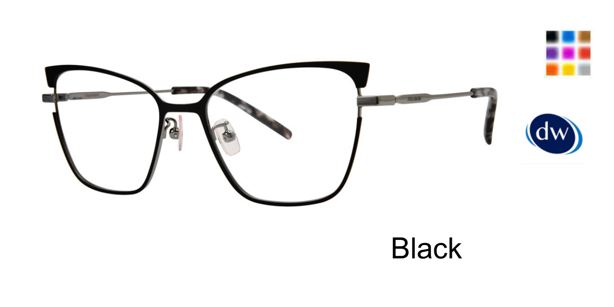 Black      VERA WANG VA71 Eyeglasses