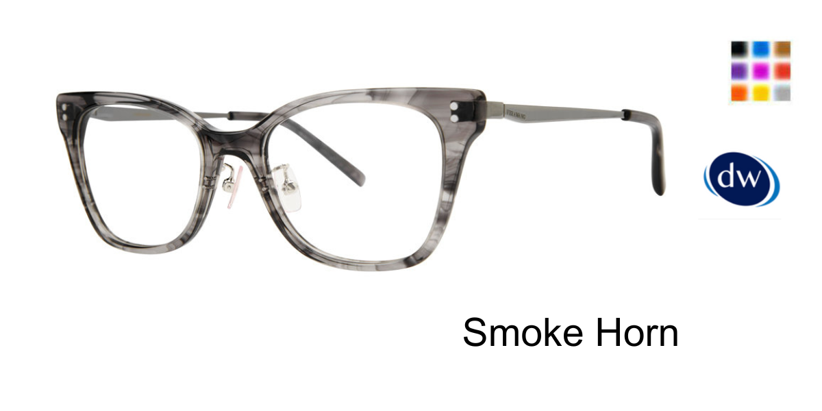Smoke Horn           VERA WANG VA73 Eyeglasses