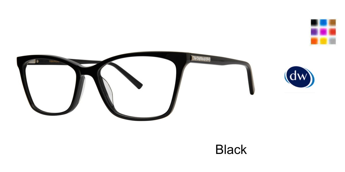 Black             Vera Wang VA72 Eyeglasses