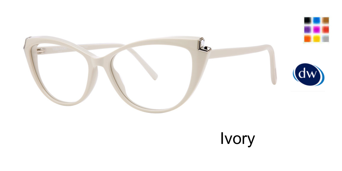Ivory        VERA WANG Genevieve Eyeglasses
