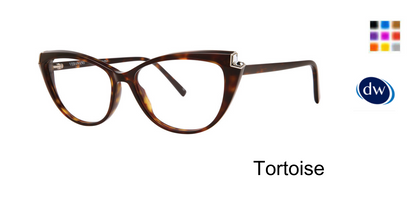 Tortoise          VERA WANG Genevieve Eyeglasses