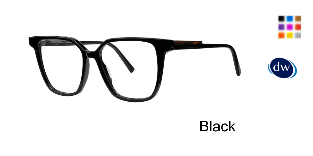 Black         VERA WANG Maida Eyeglasses