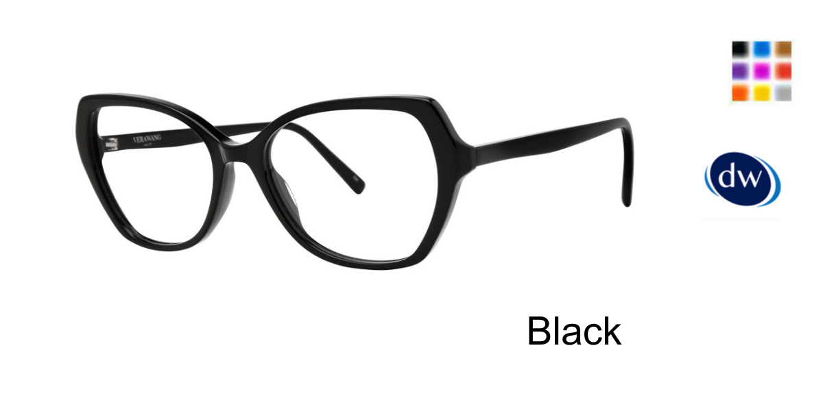 Black              VERA WANG Sylvan Eyeglasses