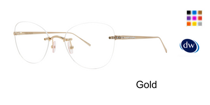 Gold       VERA WANG Oma Eyeglasses