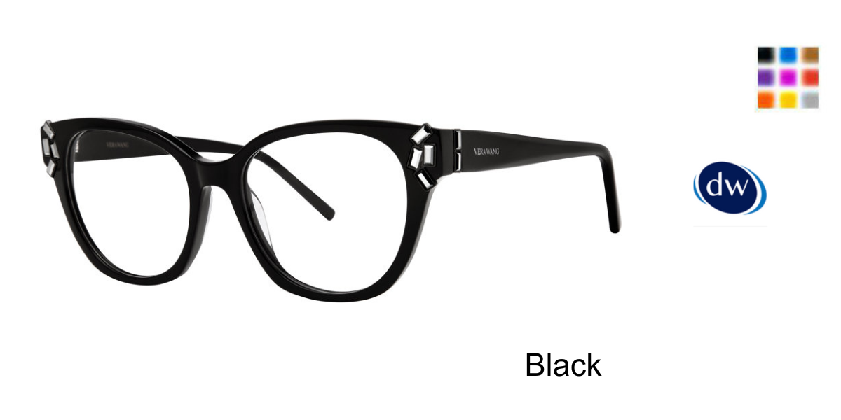 Black        VERA WANG SADIQUA Eyeglasses