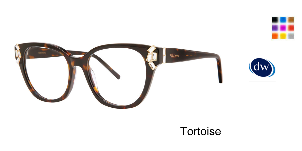 Tortoise         VERA WANG SADIQUA Eyeglasses