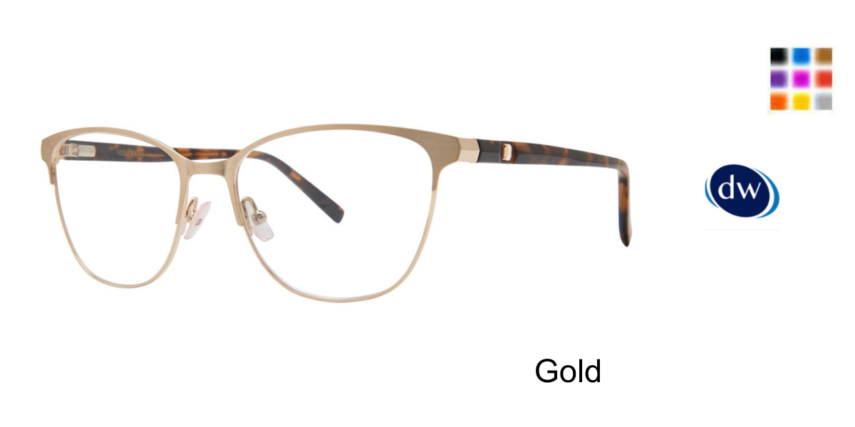 Gold           Vera Wang Harriette Eyeglasses