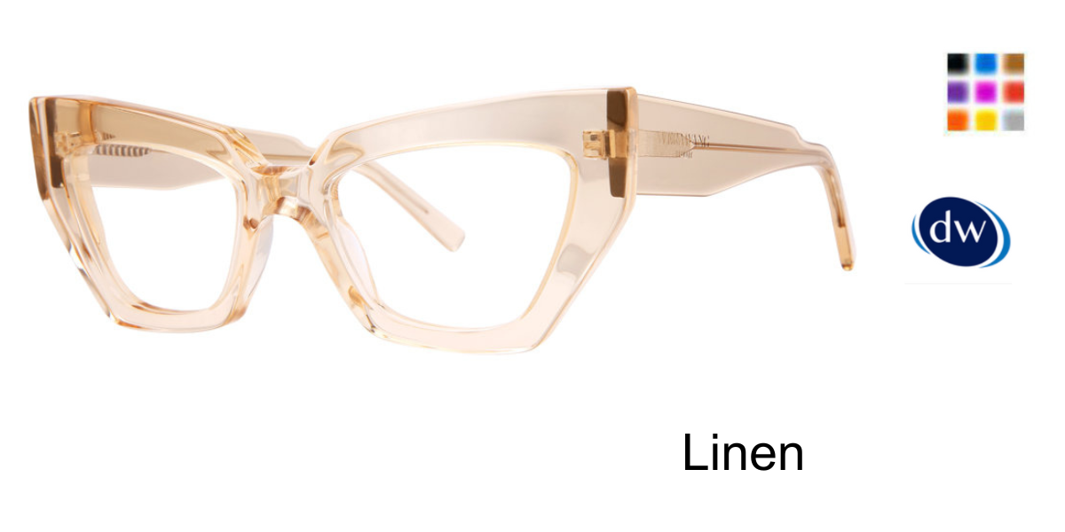 Linen          Vera Wang Zuma Eyeglasses