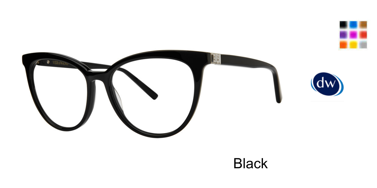 Black        Vera Wang Delphine Eyeglasses