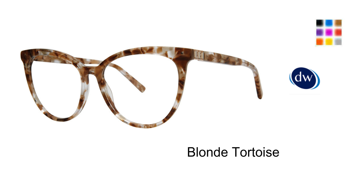 Blonde Tortoise            Vera Wang Delphine Eyeglasses