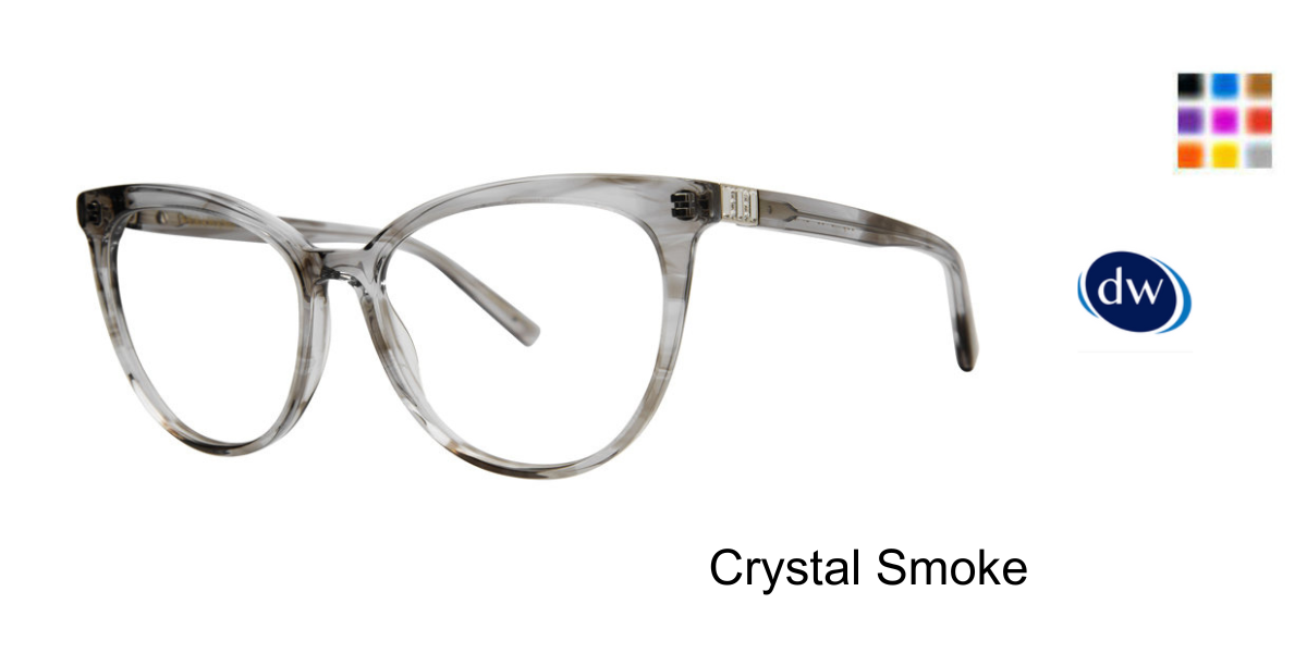 Crystal Smoke            Vera Wang Delphine Eyeglasses
