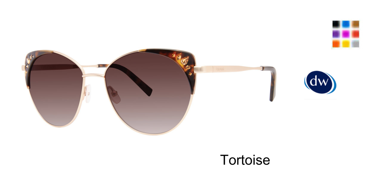 Tortoise         Vera Wang Seema Sunglasses