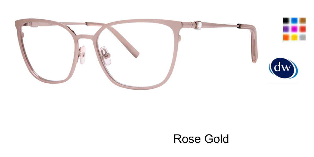 Rose Gold        Vera Wang Prisca Eyeglasses