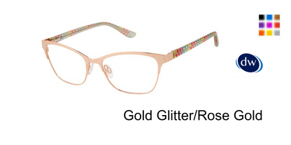 Gold Glitter/Rose Gold