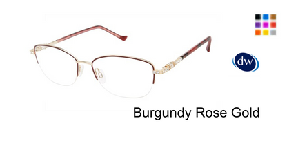 Burgundy Rose Gold
