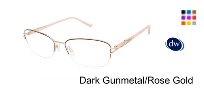 Dark Gunmetal/Rose Gold