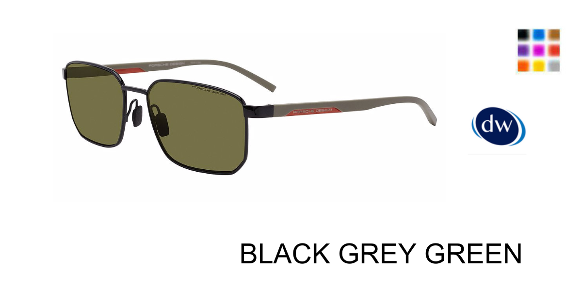 BLACK-GREY+GREEN-POL