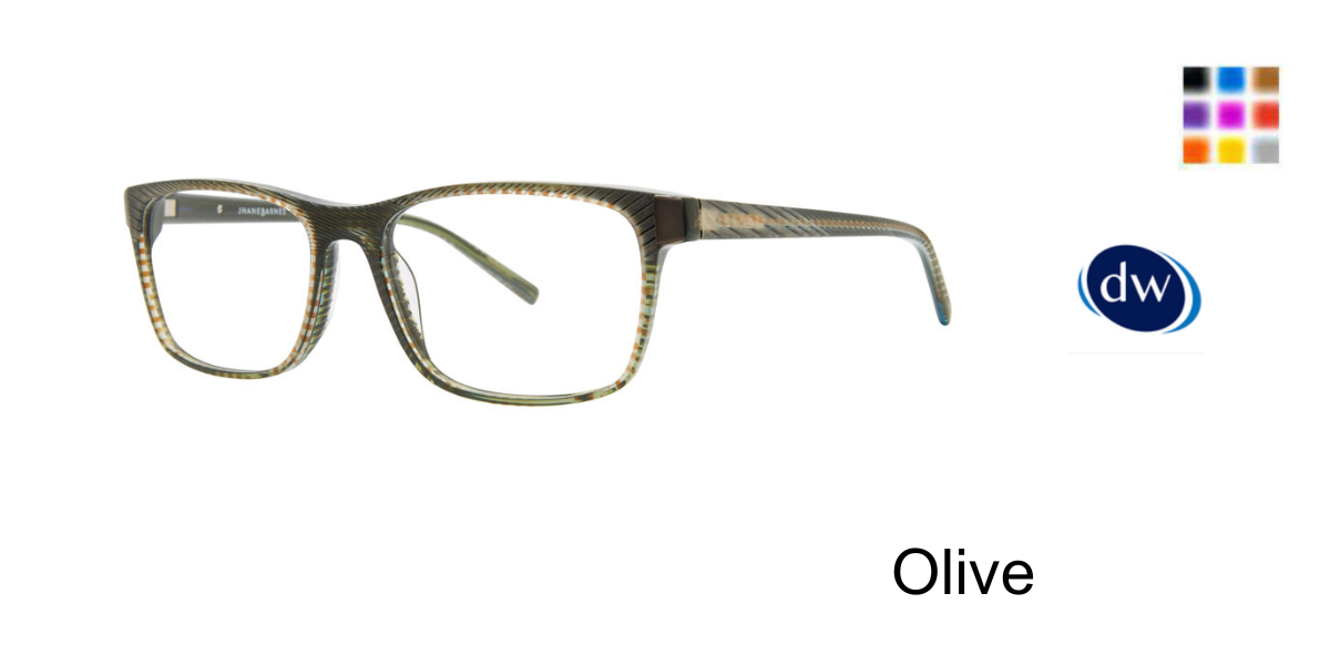 Olive        Jhane Barnes Quark Eyeglasses