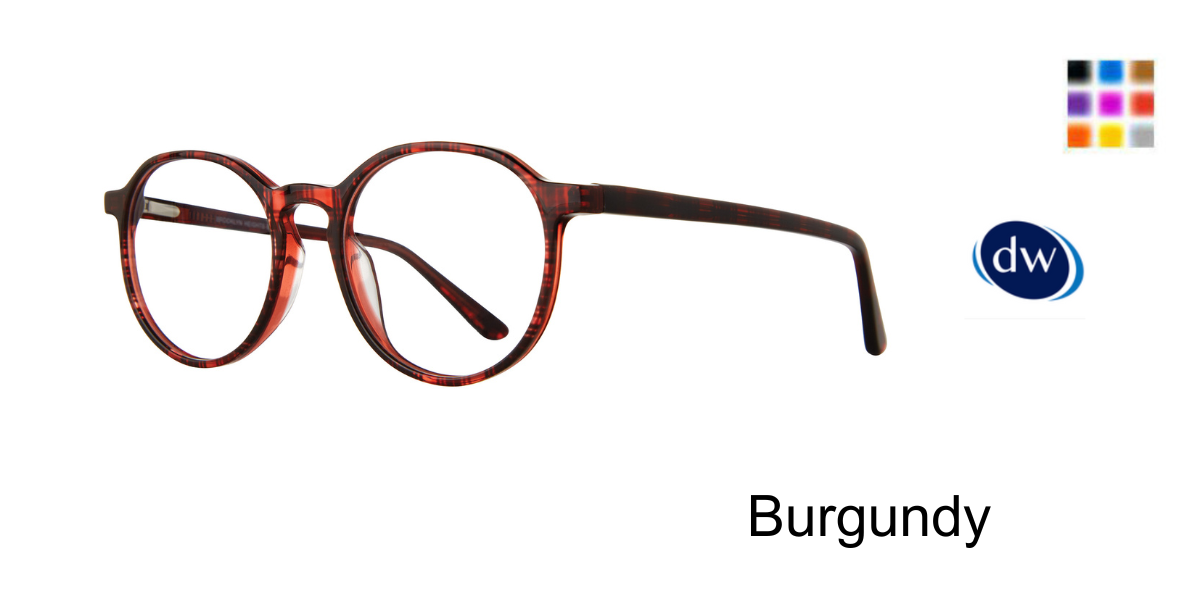 Burgundy      Brooklyn Heights Bamonte Eyeglasses