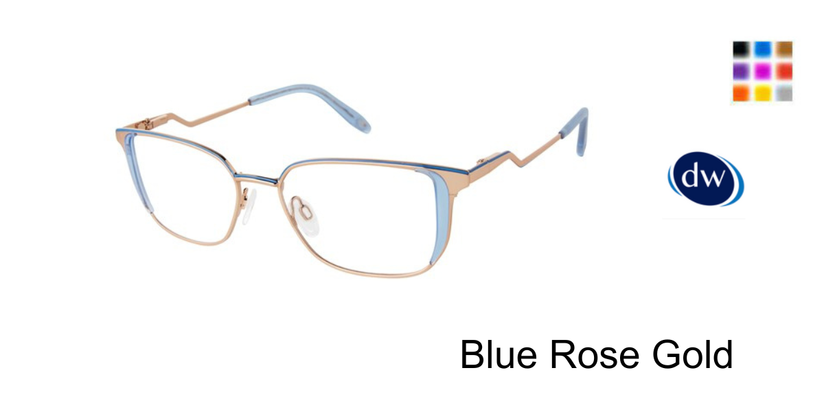 Blue Rose Gold               VICTOR GLEMAUD X TURA VGO031 Eyeglasses