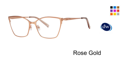 Rose Gold   Vera Wang V726 Eyeglasses