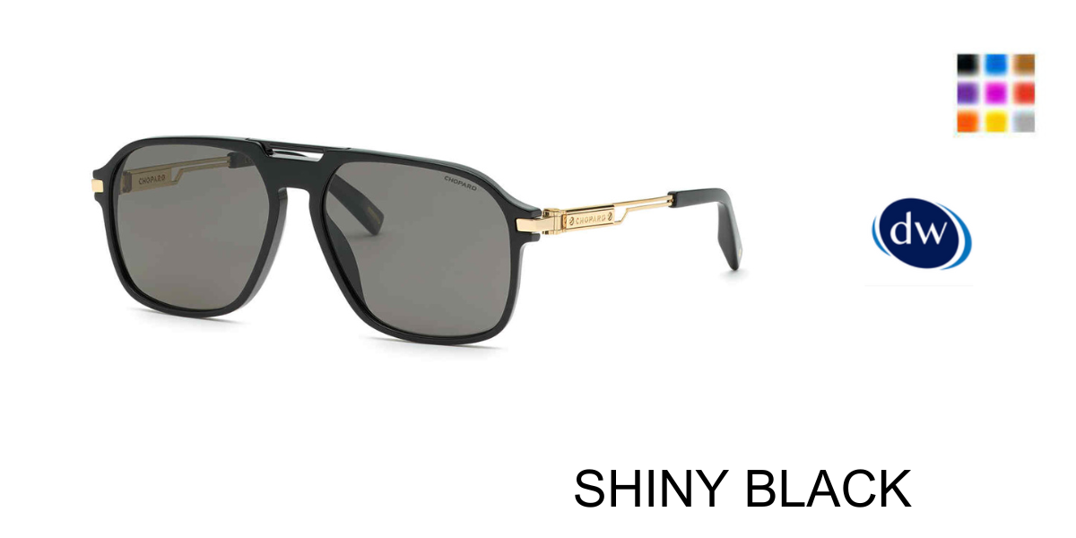 SHINY BLACK          Chopard SCH347 Sunglasses