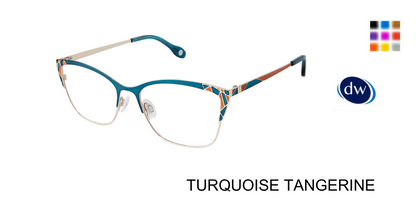 TURQUOISE TANGERINE F-3728