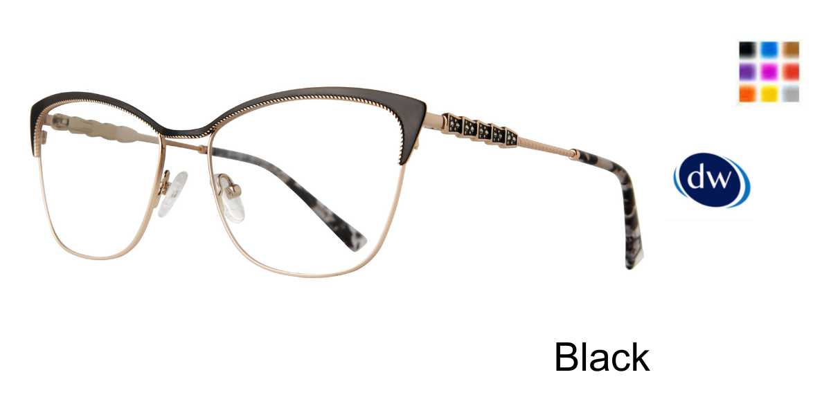 Black          Serafina Belle Eyeglasses