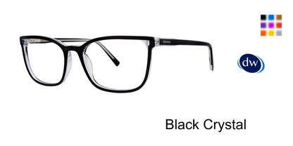Black Crystal      Vera Wang V714 Eyeglasses