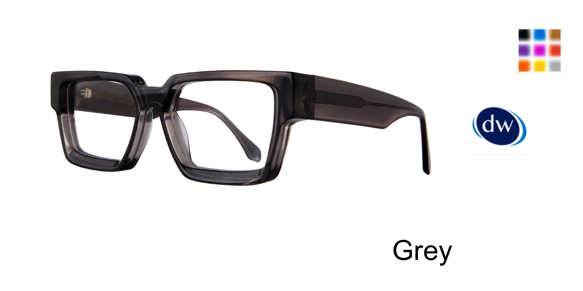 Grey         Brooklyn Heights Festival Eyeglasses