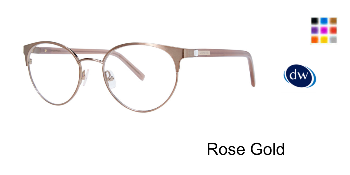 Rose Gold        Vera Wang Dree Eyeglasses