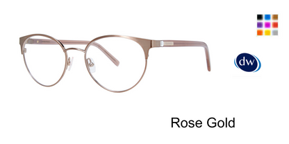 Rose Gold        Vera Wang Dree Eyeglasses