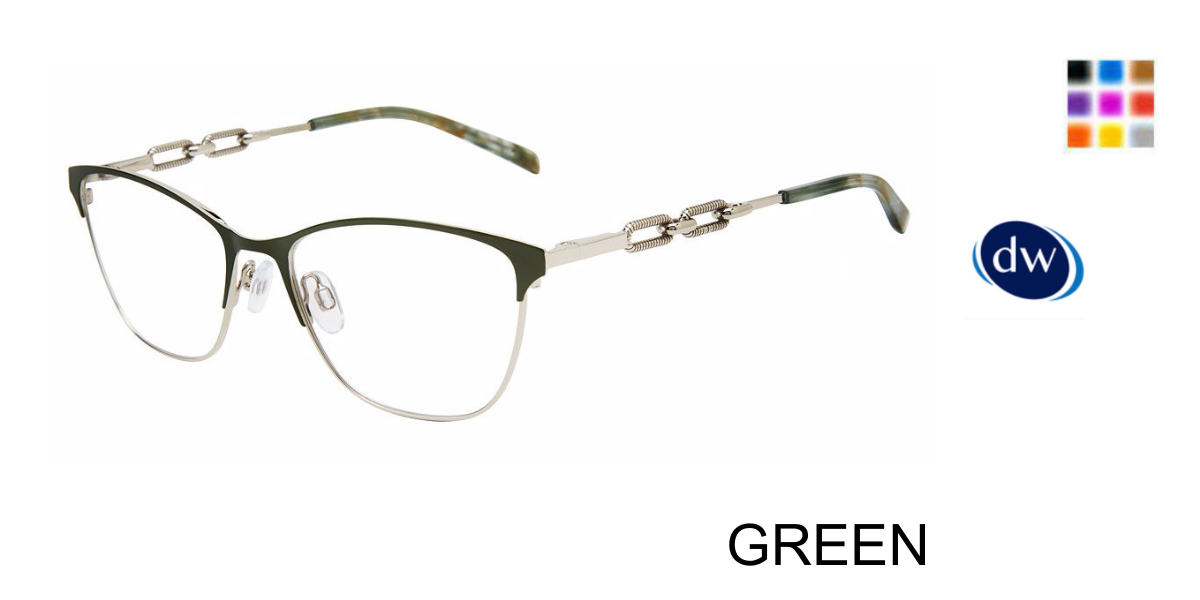 GREEN Jones New York VJON504 Eyeglasses