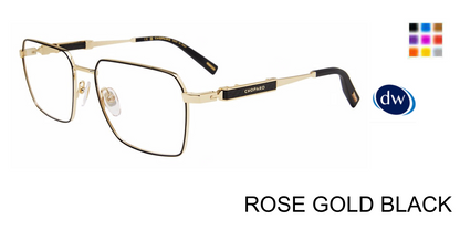 ROSE GOLD BLACK     Chopard VCHL21 Eyeglasses