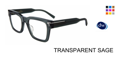 TRANSPARENT SAGE       TUMI OPTICAL VTU528 Eyeglasses