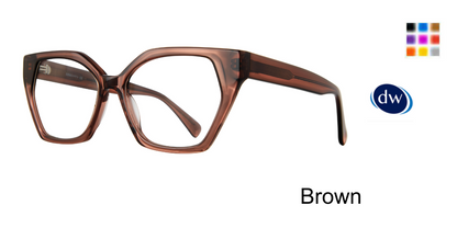 Brown           Serafina Carolina Eyeglasses