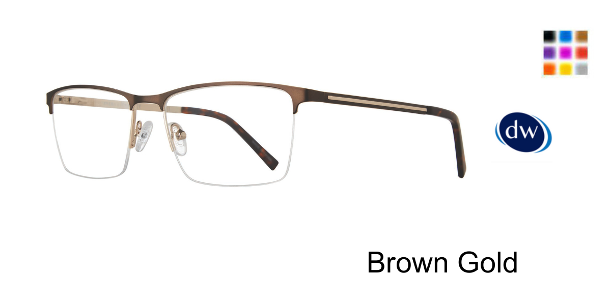 Brown Gold           Eyera Brodie Eyeglasses